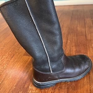 UGG tall shearling leather boots